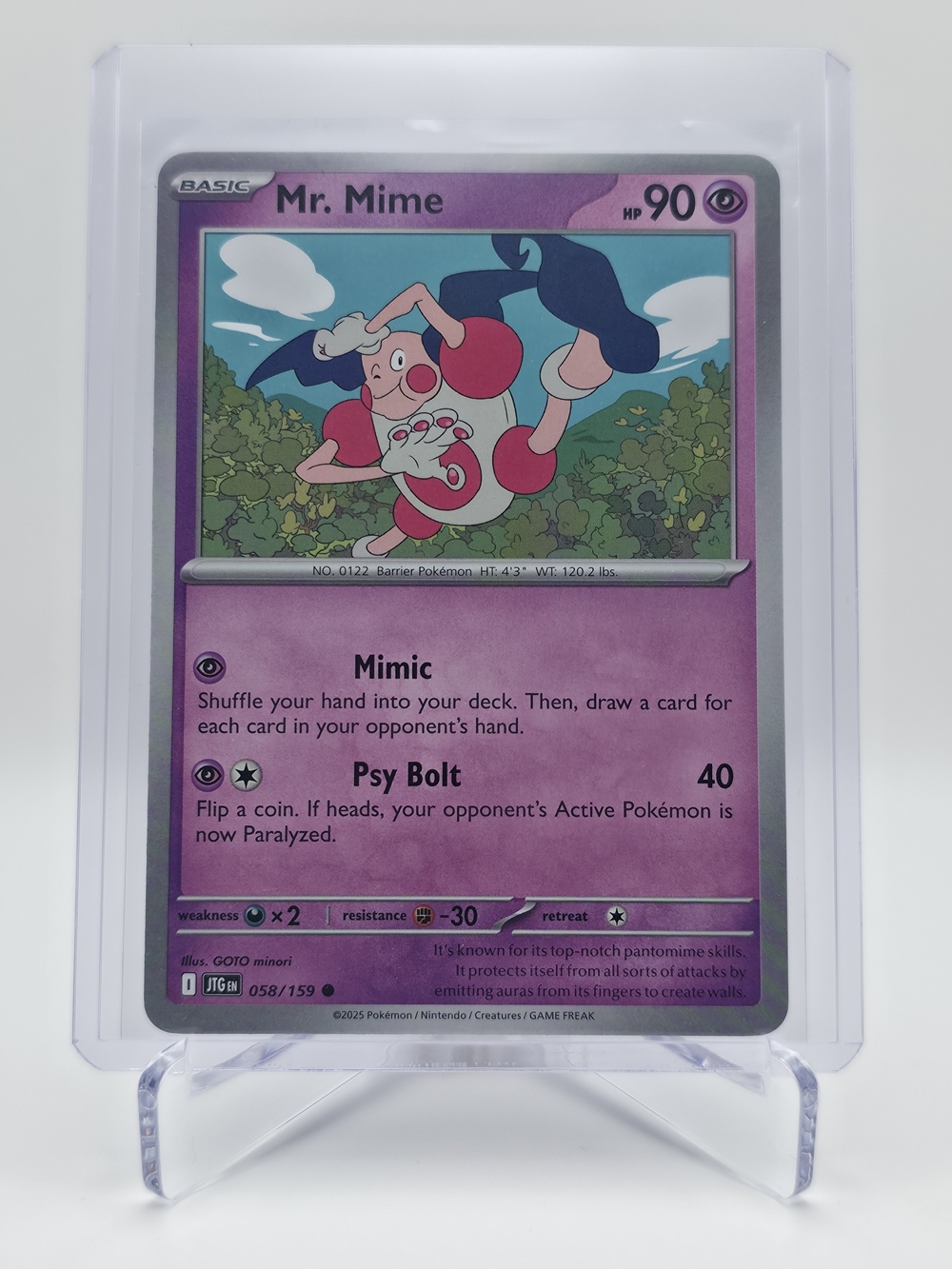 Pokémon TCG - Mr. Mime - Journey Together - 058/159